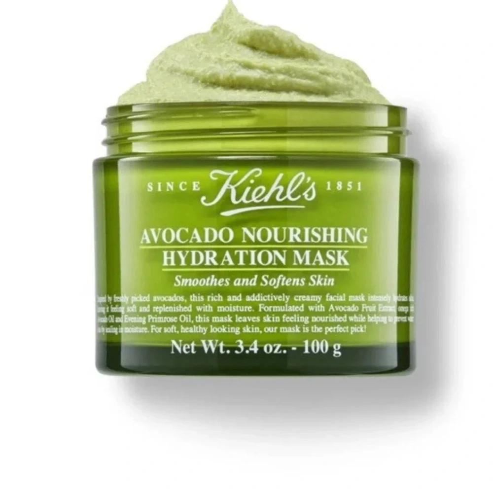 NEW Kiehl's Avocado Nourishing Hydration Mask Smoothes & Softens Skin - 3.4oz
